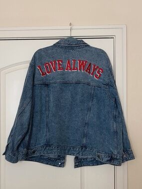 a new day Light Blue Denim Jacket - Women's Oversized Trucker